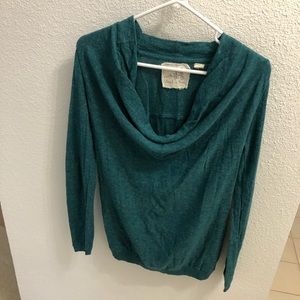 Anthropologie Angel of the North Cowl Neck Sweater